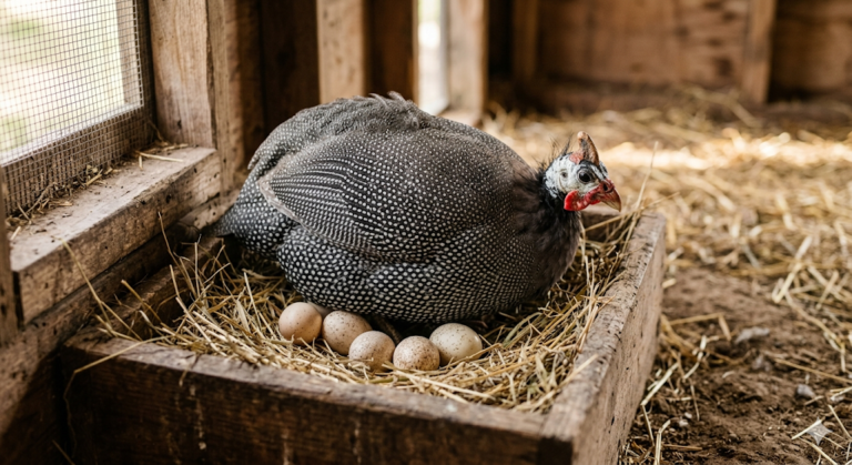 Guinea Fowl Egg Laying: Daily Rate, Season & Breeding