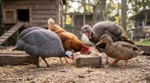 Can Guinea Fowl Live with Chickens, Ducks, and Turkeys?