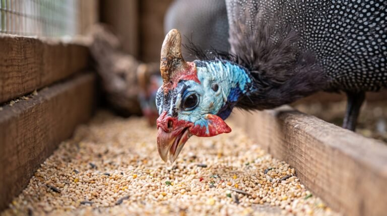 Helmeted Guinea Fowl: Key Traits, Feeding, Care & Housing