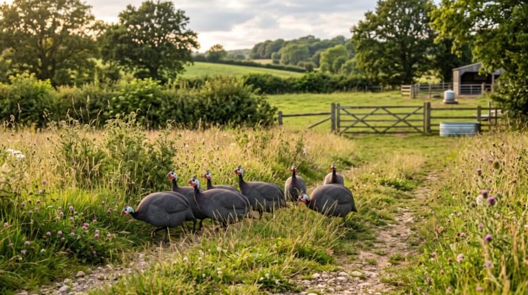 How to Keep Guinea Fowl from Getting Lost While Free-Ranging