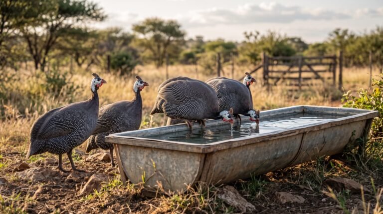 Guinea Fowl Water Requirements: How Much Water Do They Need?