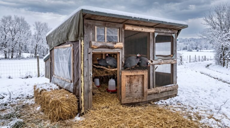 How to Winterize a Guinea Fowl Coop Before Cold Weather