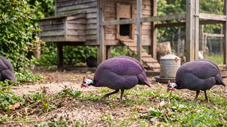 Royal Purple Guinea Fowl: Key Traits, Care & Housing